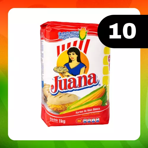 Medio Bulto Juana Harina Maíz 1kg
