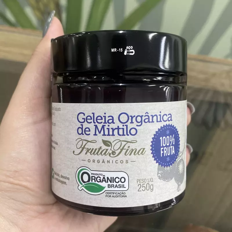 Mirtilo sem açúcar - 100% fruta