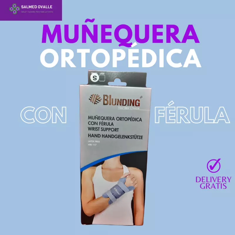 MUÑEQUERA CON FÉRULA DERECHA/IZQUIE
