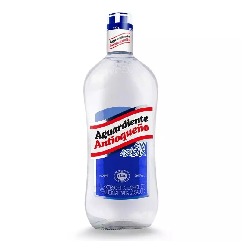 Aguardiente azul litro