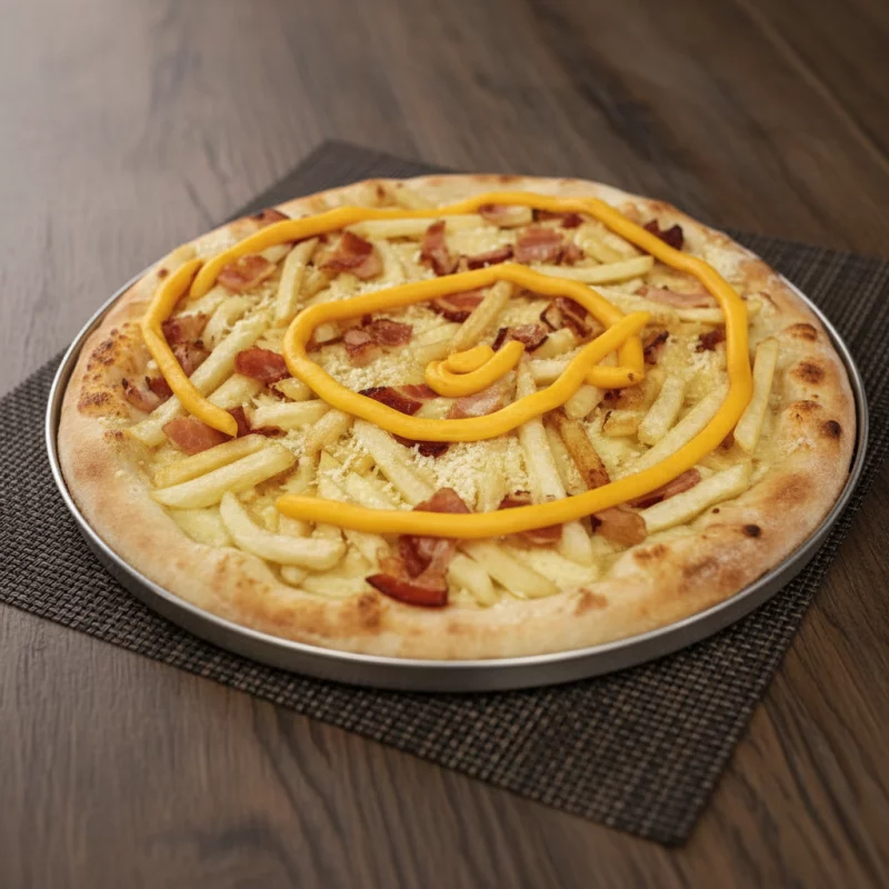 PIZZA BATATA FRITA C/ BACON (GG)