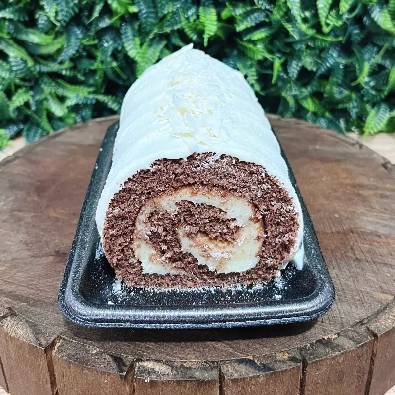 Rocambole Chocolate com Leite ninho