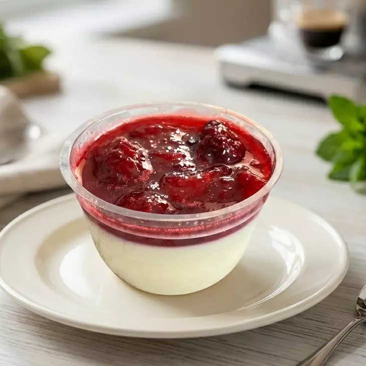 Panna Cotta - Frutas vermelhas