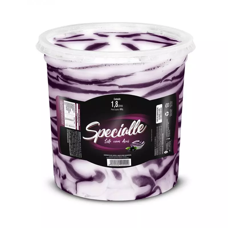 Specialle Leite com Açaí - Pote 1,8 l
