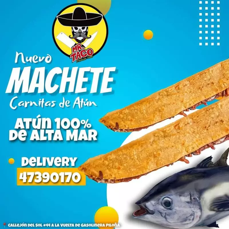 Machete de 60 Cm. Atún a la Plancha