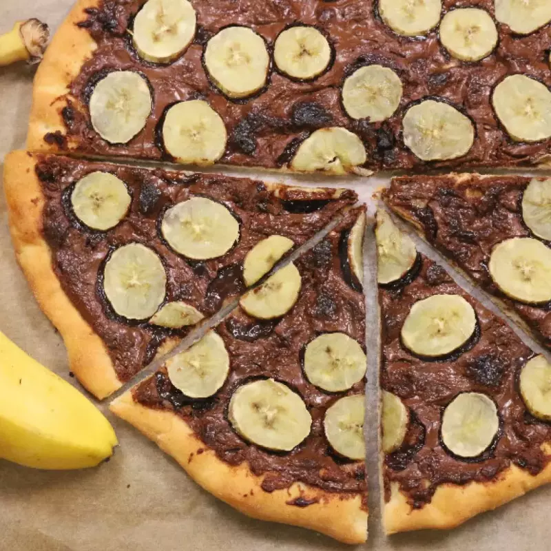 BANANA COM CHOCOLATE