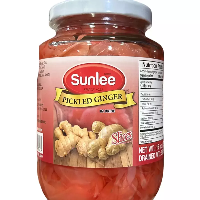 姜片 gengibre slices