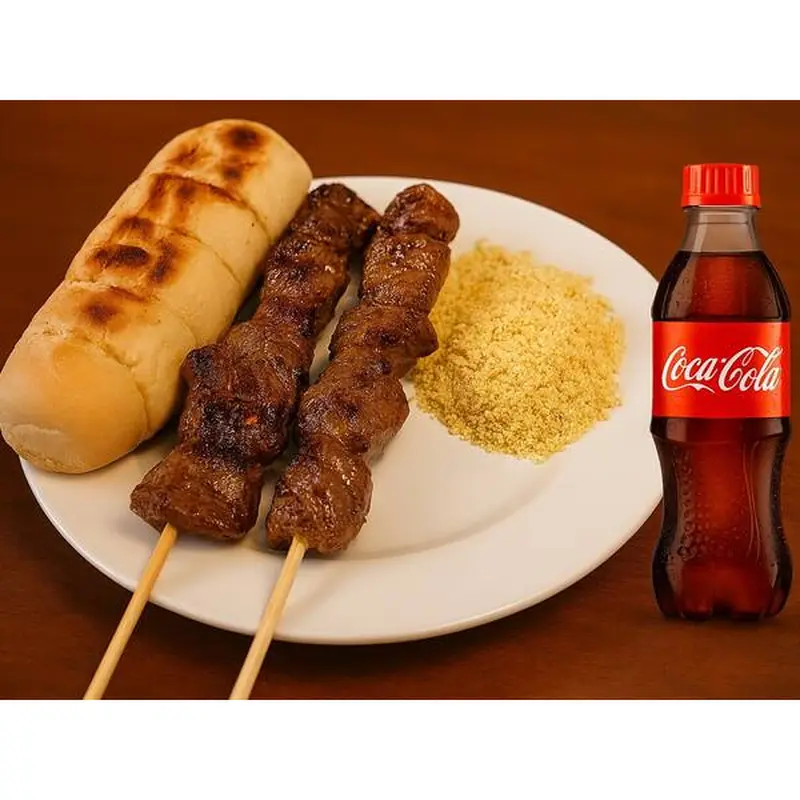 Combinado Pão de Alho + 2 Espetinho + Caçulinha