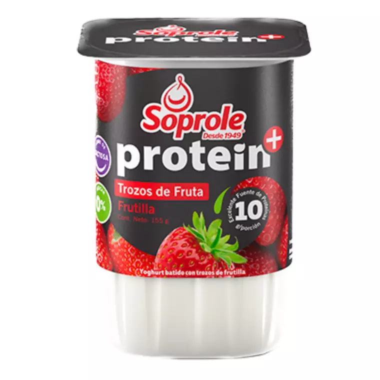 Yoghurt Protein trozos frutilla