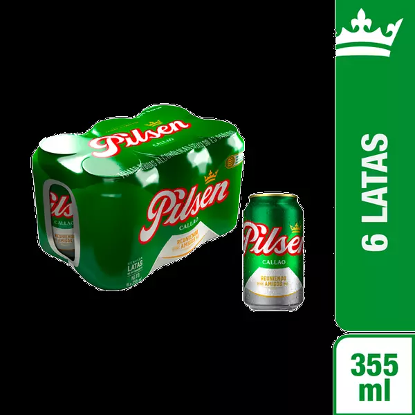 PILSEN SIX PACK LATA