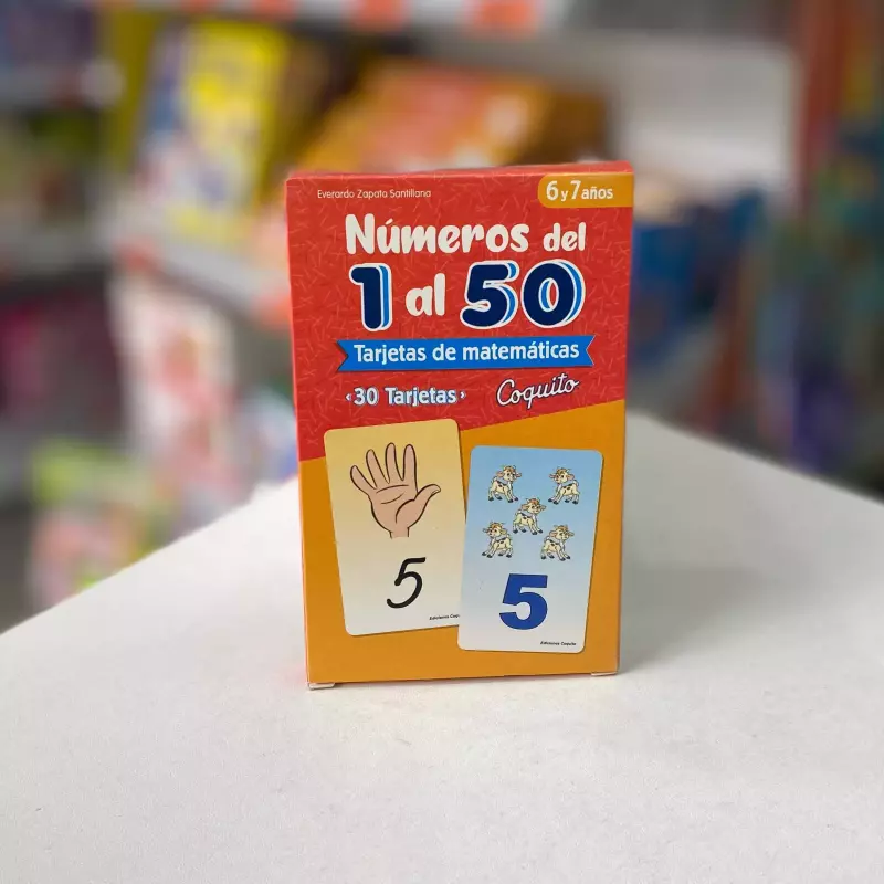 NÚMEROS DEL 1 AL 50 - COQUITO