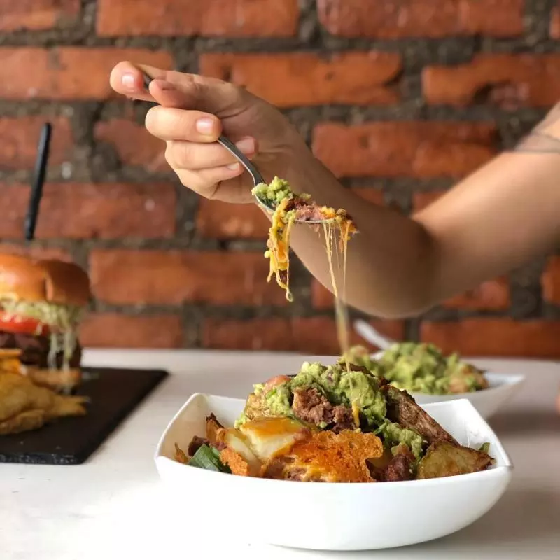 Papas suprema Beyond Meat