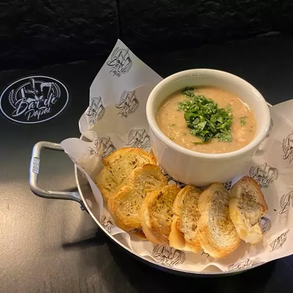 Caldo de Baroa com Camarão