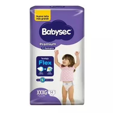 Babysec morado 14 XXXG