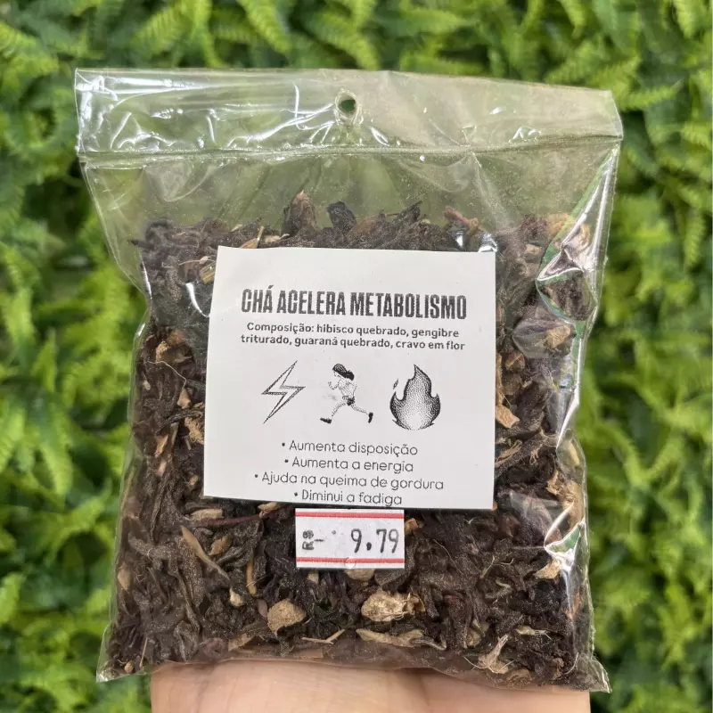 Chá acelera metabolismo 70g