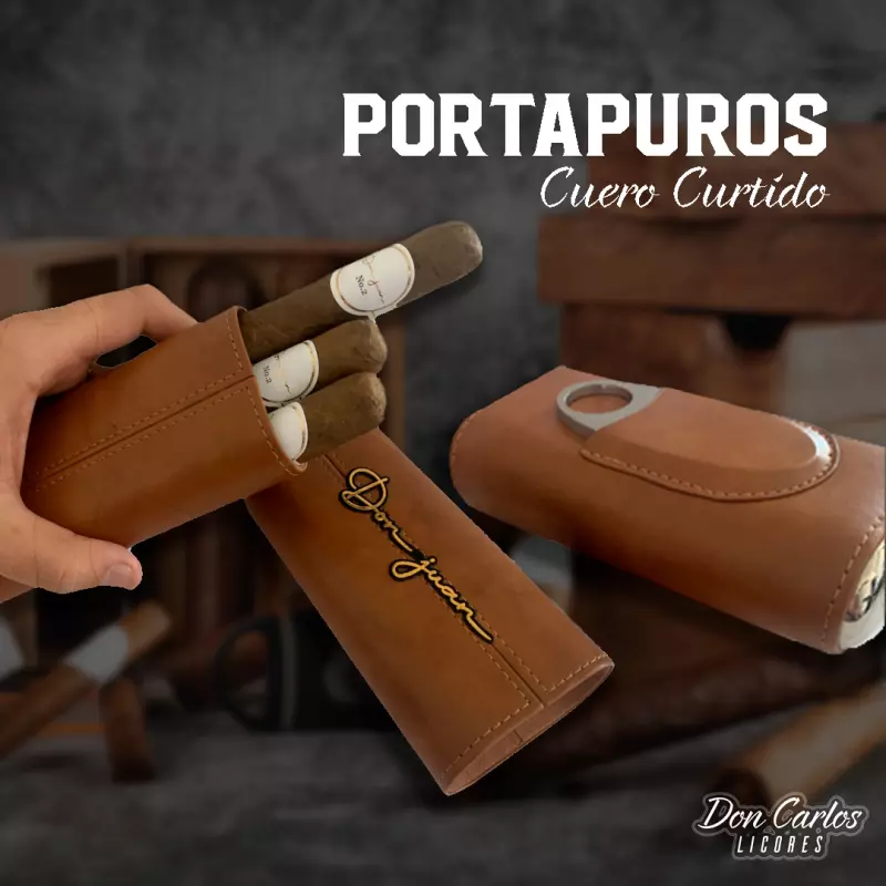 Portapuros Cuero Curtido