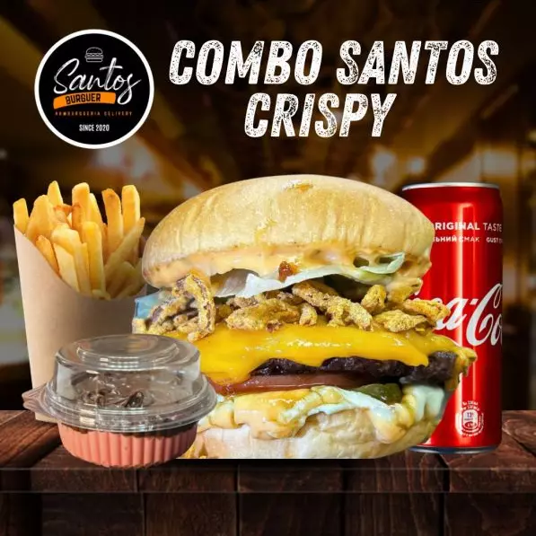 COMBO SANTOS CEBOLA CRISPY –1 PESSOA