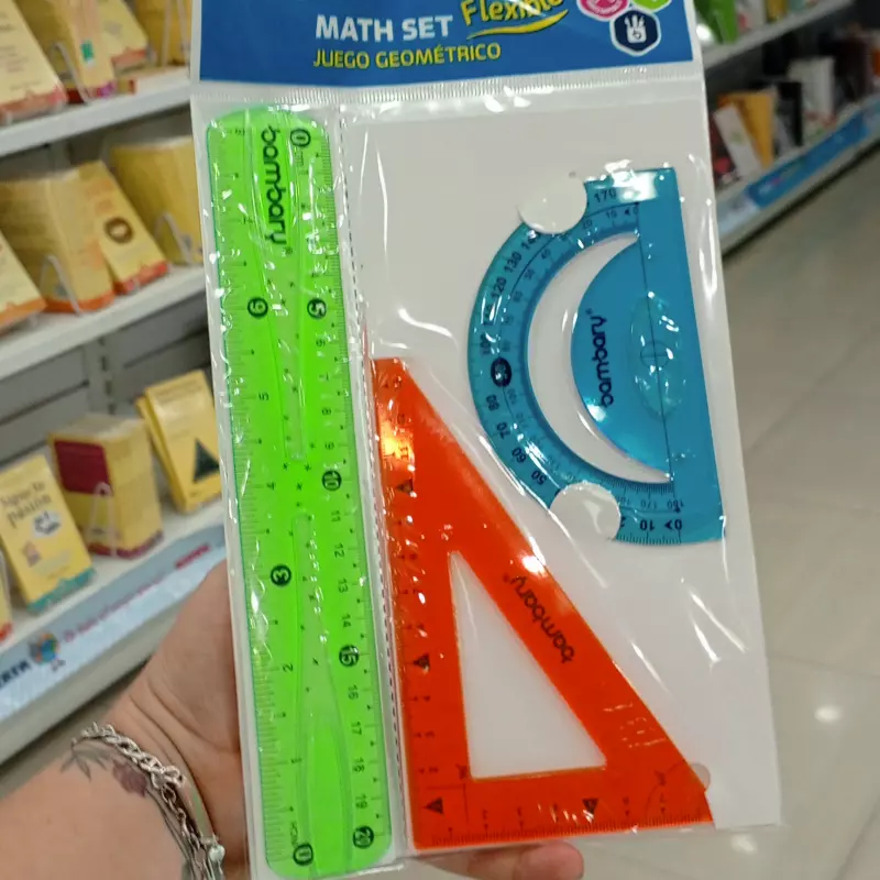 Juego geometrico flexible de 20cm