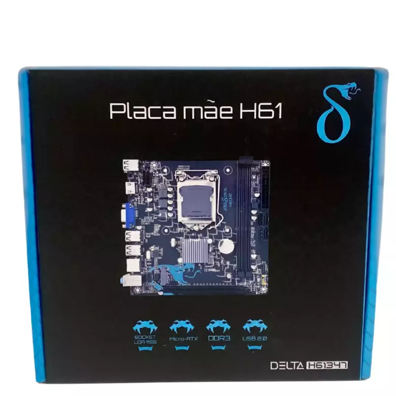 PLACA MAE H61 CORE I5 3470 H61347