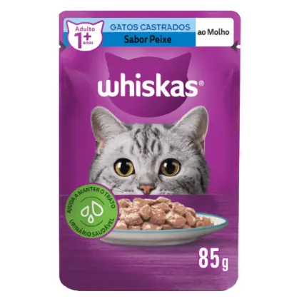 Whiskas Peixe Castrados +1 Anos