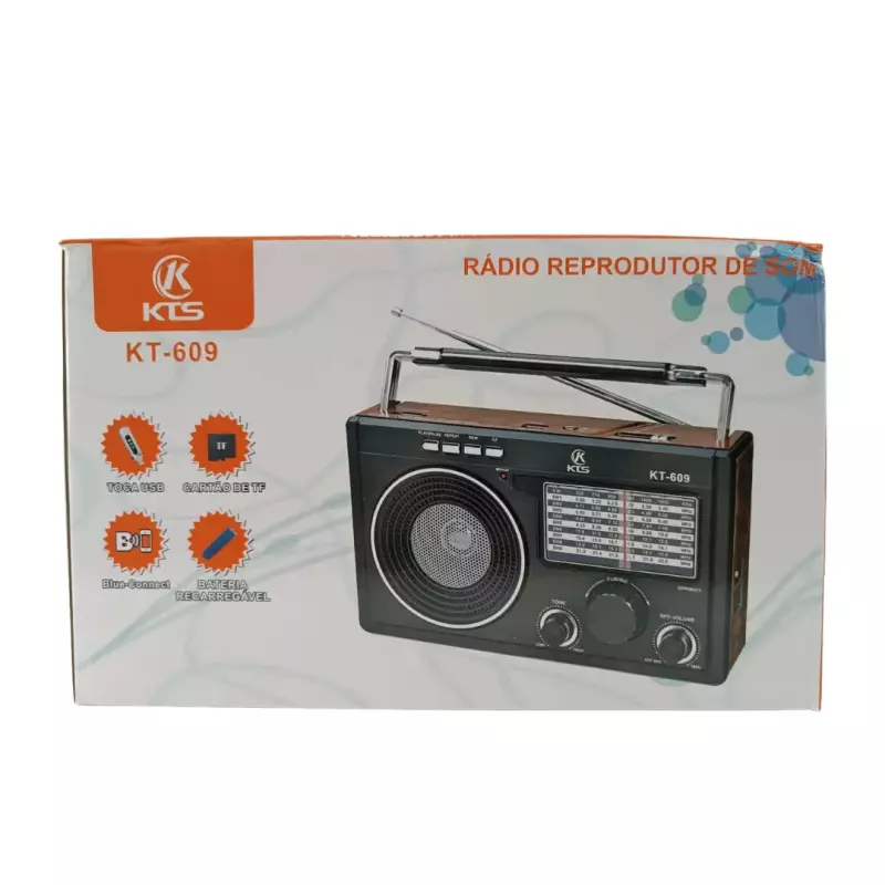 RADIO AM/FM BLUETOOTH KTS KT-609
