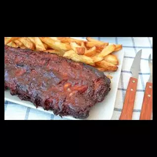 Costillar Cerdo BBQ con Acomp