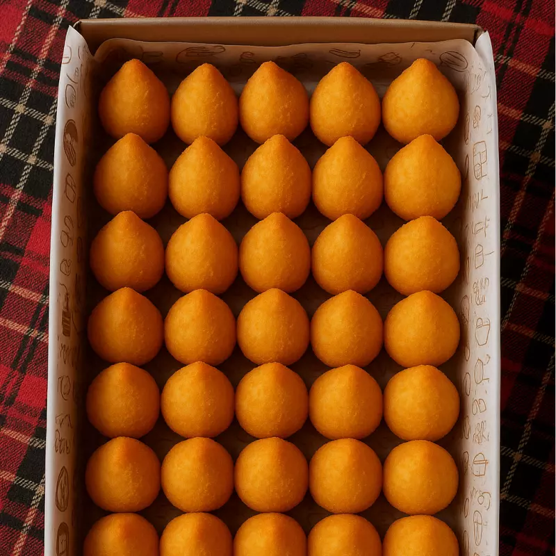 Kit festa 200 mini salgados fritos