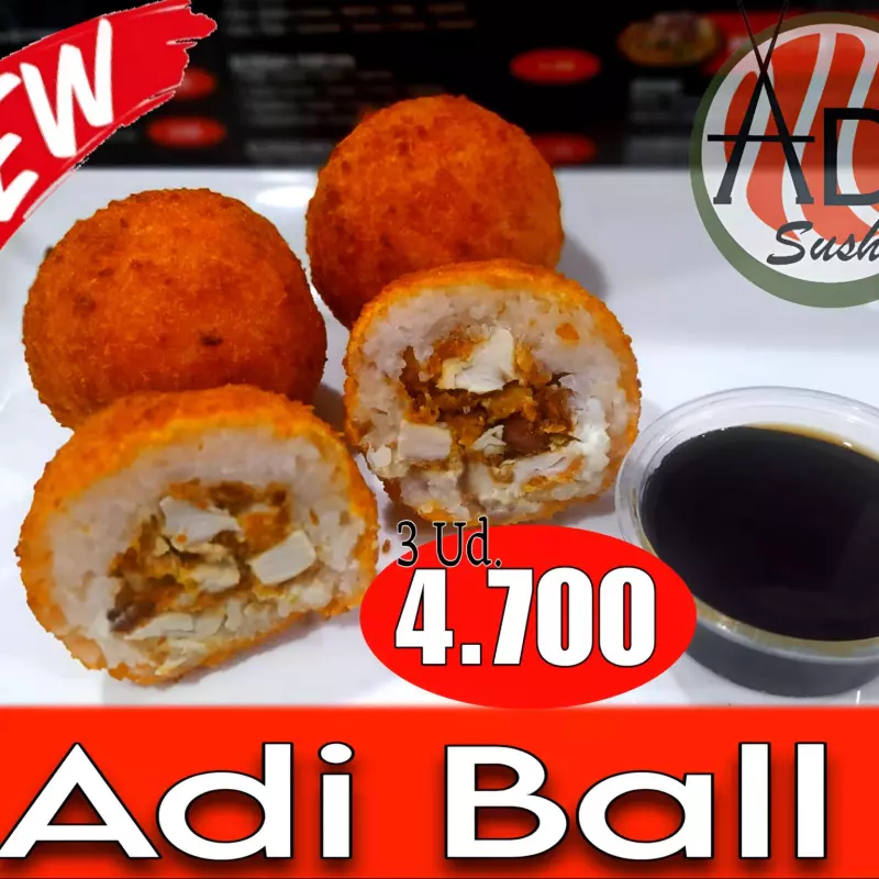 ADI BALL X 3 UNID.