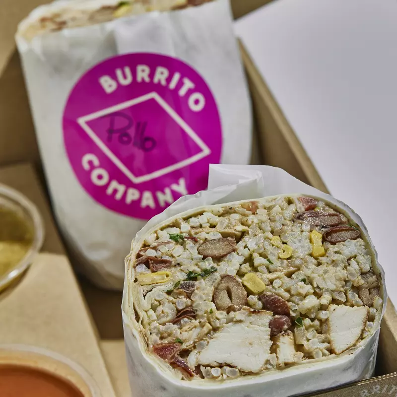 Burrito de pollo