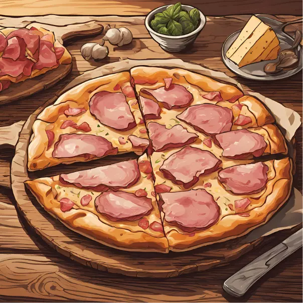 Deliciosa Pizza Presunto
