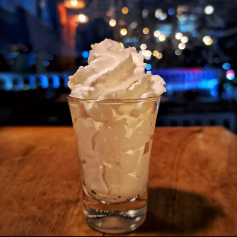 Espuma extra no drink