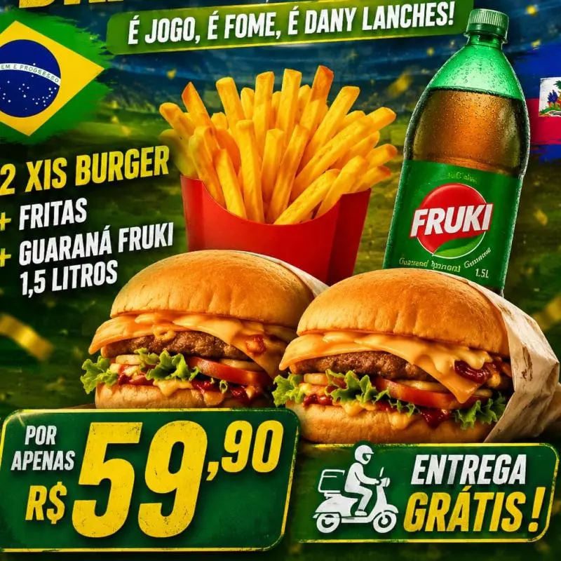 2 xis, Fritas + Refri 1,5l