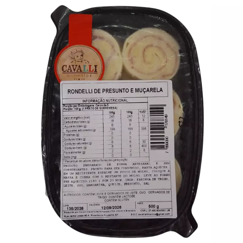Rondelli Presun. Mussa. 500g Cavalli