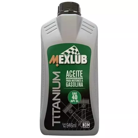 Mexlub Titanium SAE 40 de 946 ml.