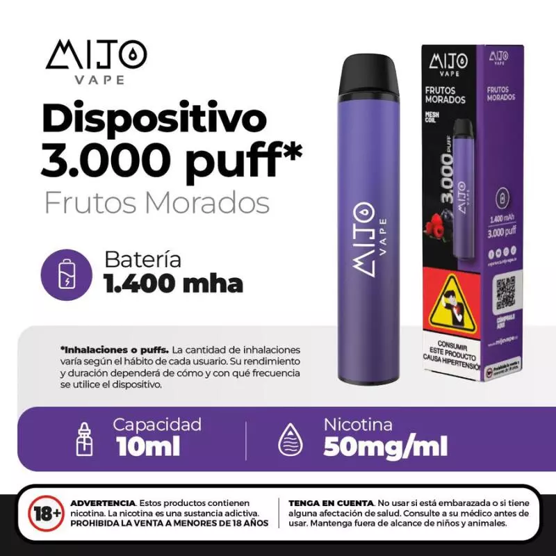 FRUTOS MORADOS (3.000 PUFFS)