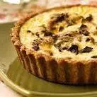 Quiche de Mix de Cogumelo e Queijo