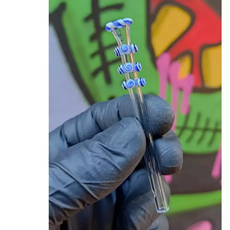 Piteira de Vidro Anti Stress Espiral
