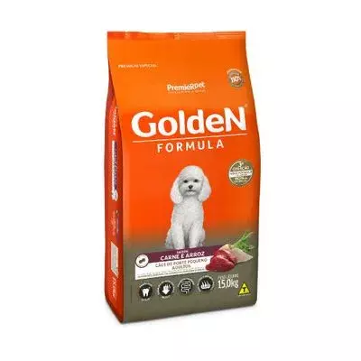 Golden For. Mini Bits Carne 15kg
