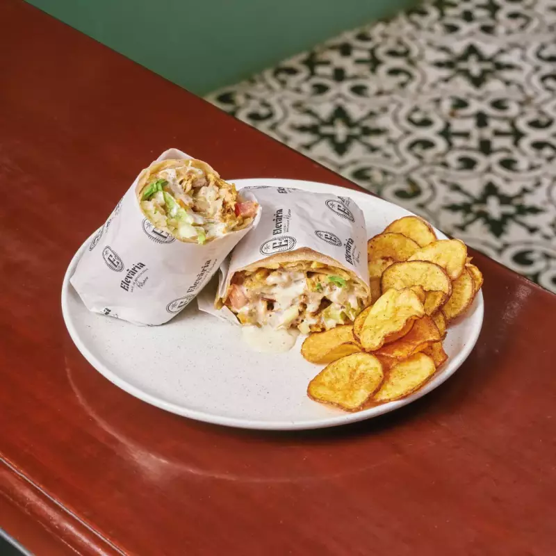Wraps de pollo clásico