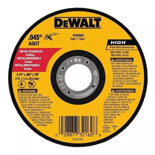 🧰Disco corte de metal DEWALT🧰