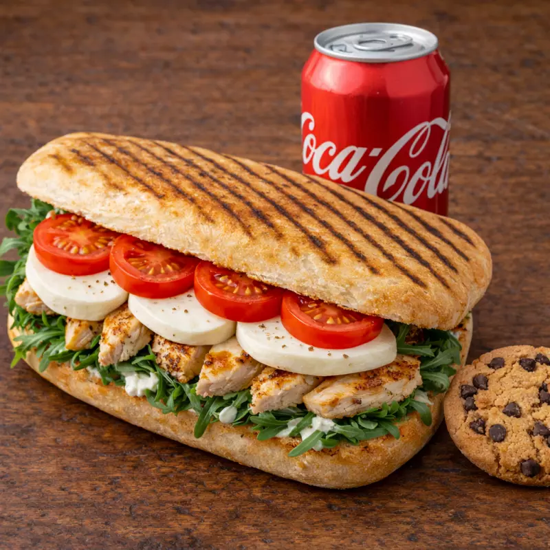 Panini +Boisson+Dessert
