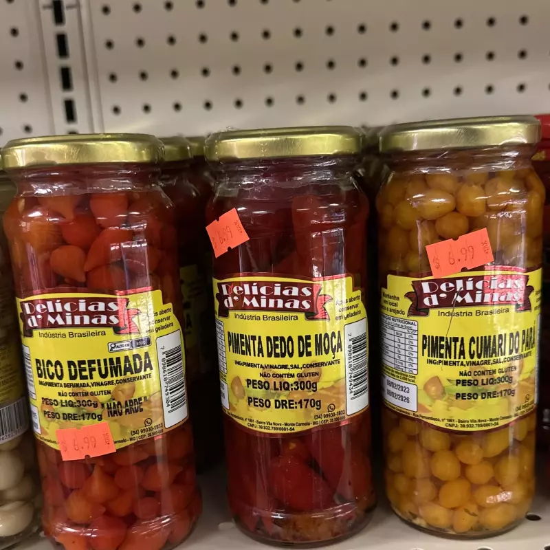 Pimentas em conserva-Delícia D’minas