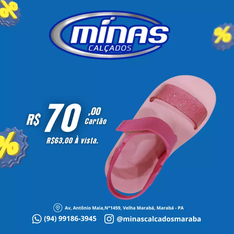 Sandália Rosa RF:18501