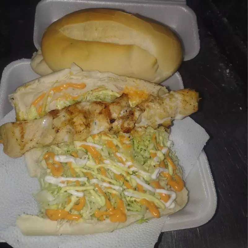 Lanche frango