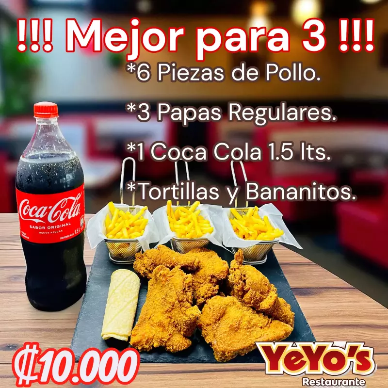 Para 3 Mejor (6pcs+3PaReg+1.5 lts)