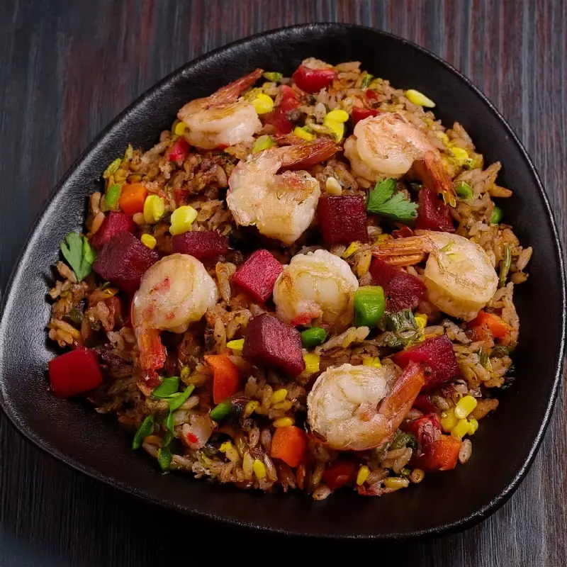 Arroz Singapur (para compartir)