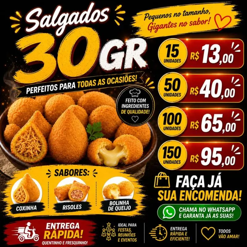 combos Salgados 30 gr