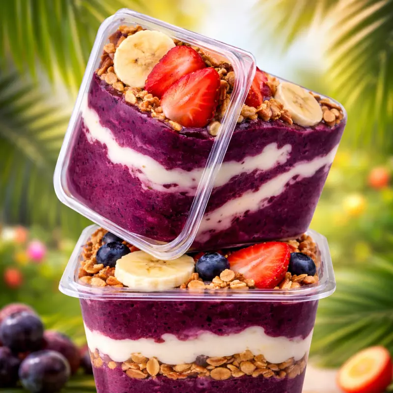 pote de açai