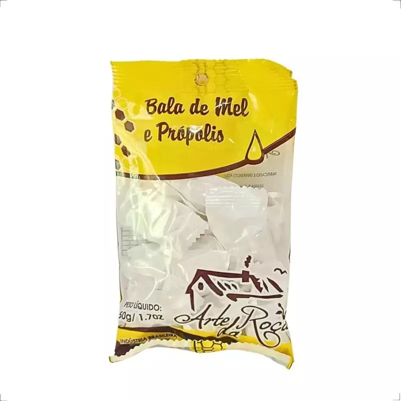 Bala de Mel e Própolis – 50g