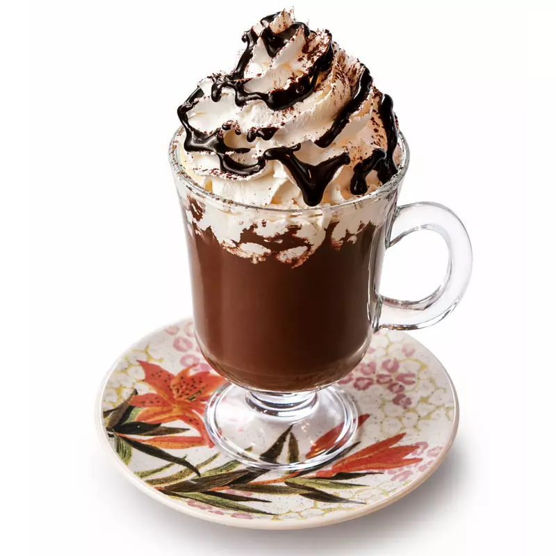 Chocolate quente com chantilly
